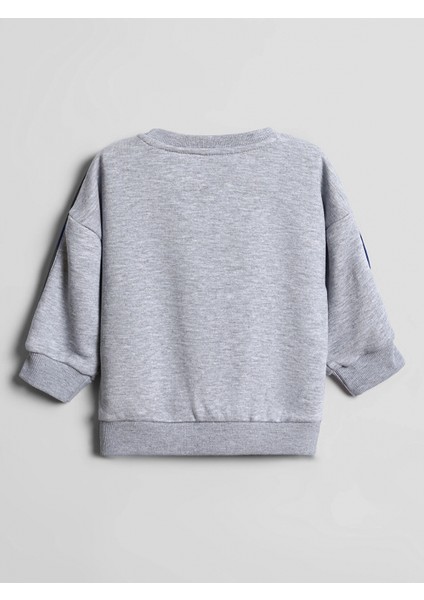 Lcw Kids Ekru Bisiklet Yaka Baskılı Erkek Çocuk Sweatshirt fırsatları