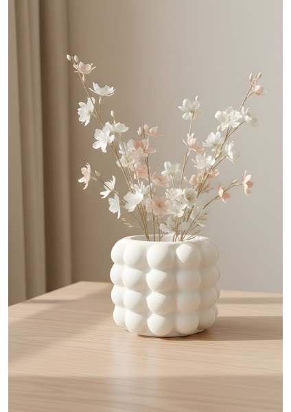 Beton Dekoratif Obje Biblo Bohem Iskandinav Vazo – Modern Tasarım 12 x 12 modelleri