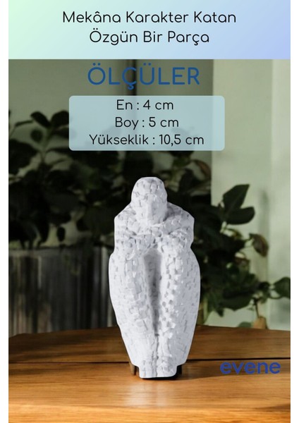 Dekoratif Obje Biblo Ev Dekorasyon Heykel Salon Masa Üstü Süs Eşyası Siyah Model 50 modelleri