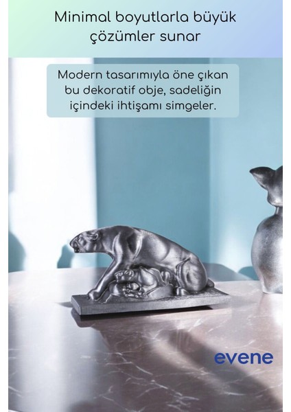 Dekoratif Obje Biblo Ev Dekorasyon Heykel Salon Masa Üstü Süs Eşyası Altın Model 59 fırsatları