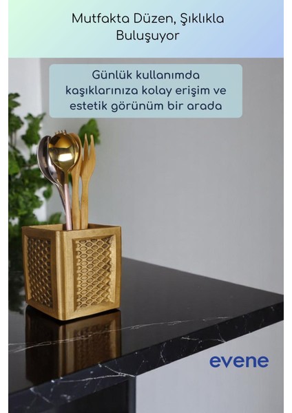 Tezgah Üstü Kaşıklık Dekoratif Dik Kaşıklık Silindir Kaşıklık Beyaz Renk Model 86 fiyatları