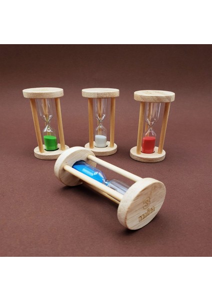Kum Saati 3 Dakikalık Kum Saati Ahşap