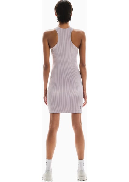 All-Day Ribbed Dress Iki Renkli Yumuşak Rib Kumaşlı Kadın Elbise fiyatları