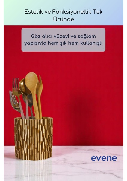 Tezgah Üstü Kaşıklık Dekoratif Dik Kaşıklık Silindir Kaşıklık Gümüş Eskitme Renk Model 78 indirimleri