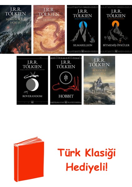 J.r.r. Tolkien 7 Kitap Seti + Türk Klasiği Hediye