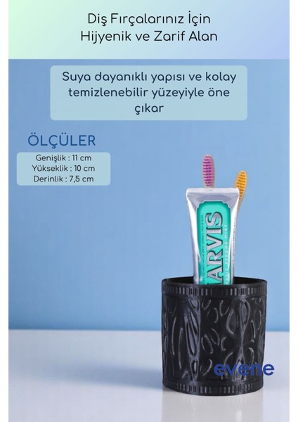 Diş Fırçalığı Diş Fırçalık Diş Fırçası Standı Diş Fırçası Tutucu Altın Eskitme Model 76 modelleri