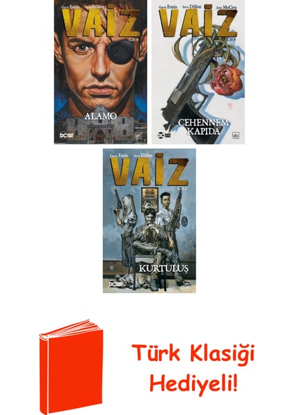 Garth Ennis 3 Kitap Seti + Türk Klasiği Hediye