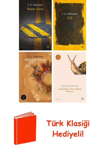 Isahag Uygar Eskiciyan 4 Kitap Seti + Türk Klasiği Hediye