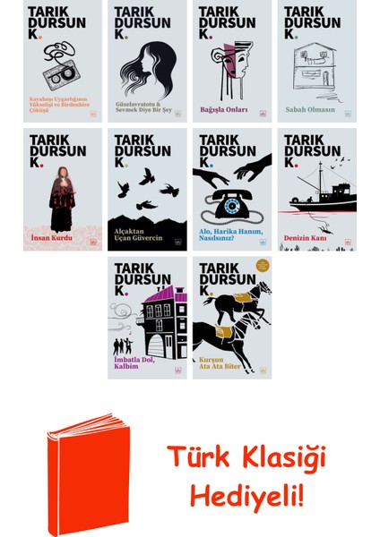Tarık Dursun K. 10 Kitap Seti + Türk Klasiği Hediye