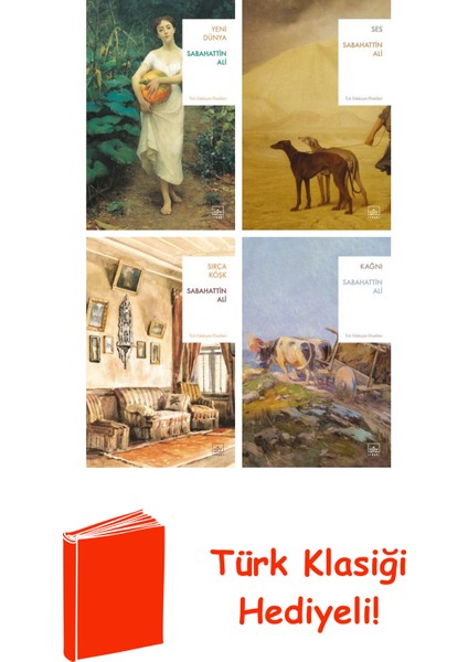 Sabahattin Ali 4 Kitap Seti + Türk Klasiği Hediye