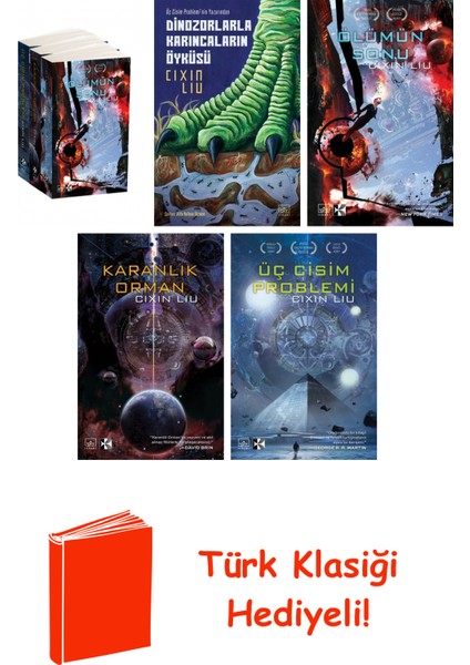 Cixin Liu 5 Kitap Seti + Türk Klasiği Hediye