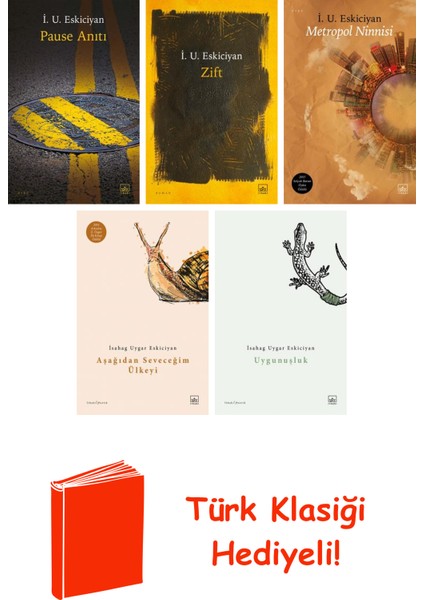 Isahag Uygar Eskiciyan 5 Kitap Seti + Türk Klasiği Hediye