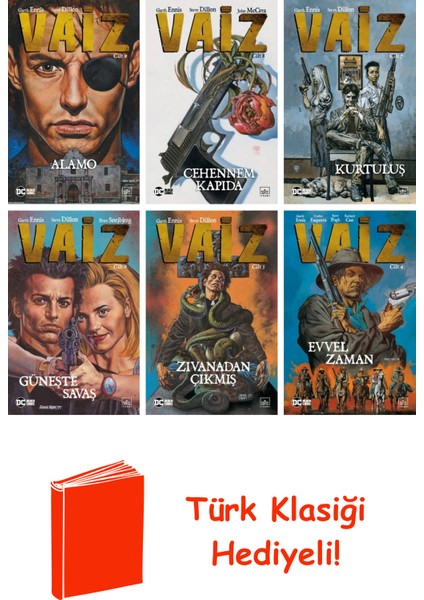 Garth Ennis 6 Kitap Seti + Türk Klasiği Hediye
