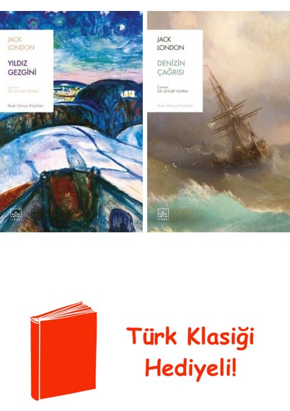 Jack London 2 Kitap Seti + Türk Klasiği Hediye