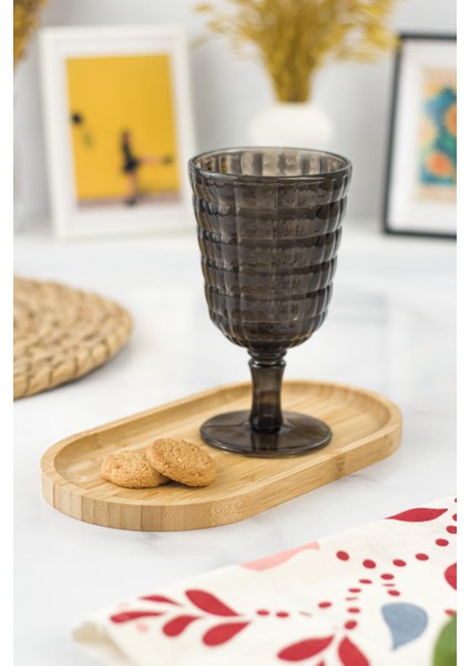 sky akrilik barok mürdüm büyük oval meyve & salata kasesi & karıştırma kabı / 3,3 lt (cam değildir)