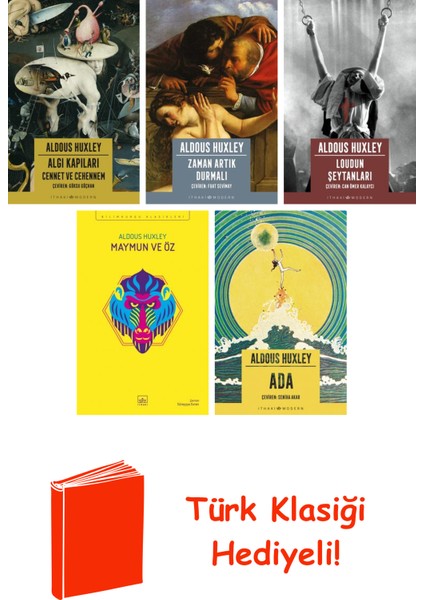Aldous Huxley 5 Kitap Seti + Türk Klasiği Hediye