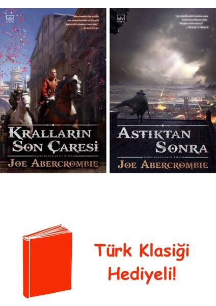 Joe Abercrombie 2 Kitap Seti + Türk Klasiği Hediye