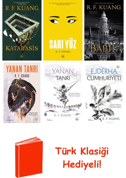 R. F. Kuang 6 Kitap Seti + Türk Klasiği Hediye