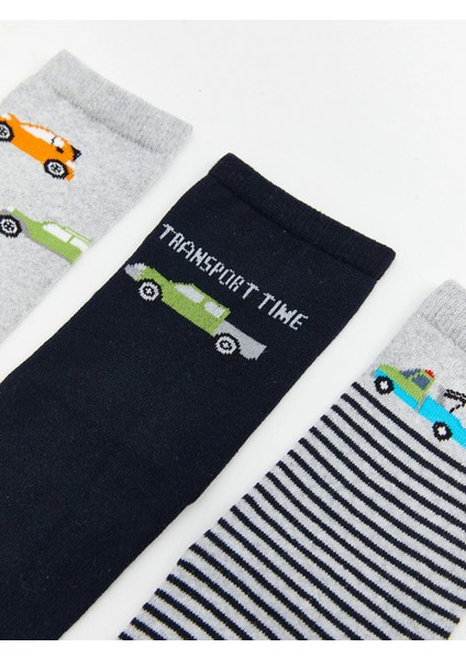 Lcw Kids Karışık Desenli Erkek Çocuk Soket Çorap 5'li fiyatları