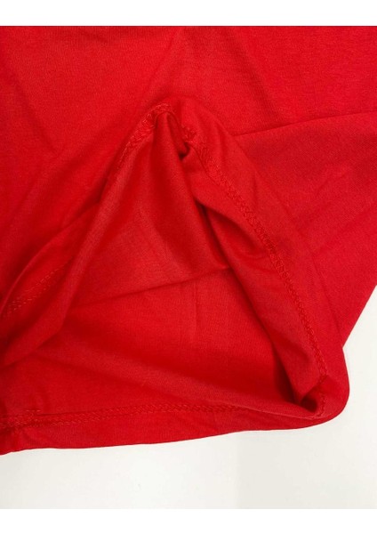 Ay Yıldız Tasarımlı %100 Pamuk Premium Baskı Kalitesine Sahip Terletmeyen Nefes Alan Kırmızı T-Shirt fırsatları