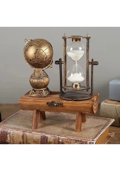 Kum Saati Biblolu Dünya Dekoratif