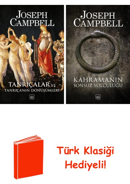 Joseph Campbell 2 Kitap Seti + Türk Klasiği Hediye