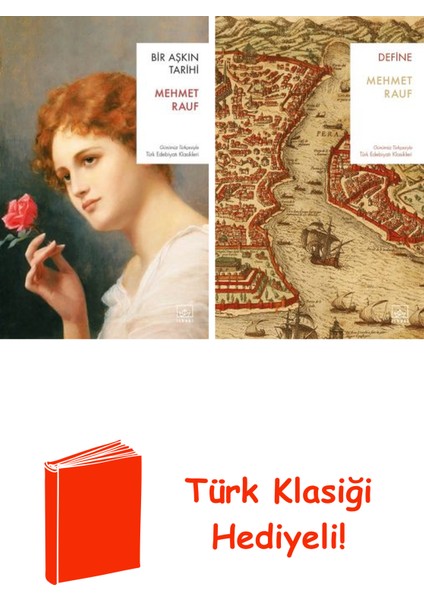 Mehmet Rauf 2 Kitap Seti + Türk Klasiği Hediye