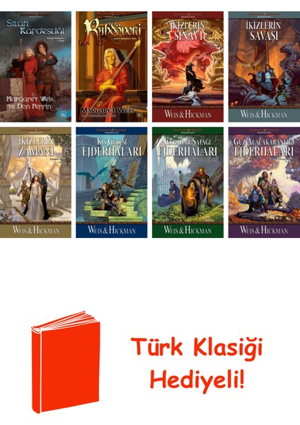 Margaret Weis 8 Kitap Seti + Türk Klasiği Hediye