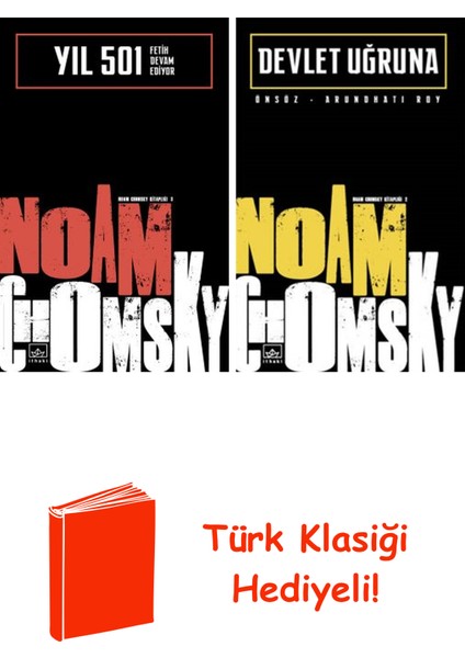 Noam Chomsky 2 Kitap Seti + Türk Klasiği Hediye