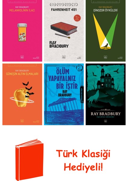 Ray Bradbury 6 Kitap Seti + Türk Klasiği Hediye