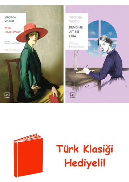 Virginia Woolf 2 Kitap Seti + Türk Klasiği Hediye