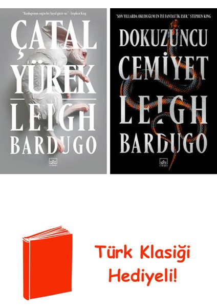 Leigh Bardugo 2 Kitap Seti + Türk Klasiği Hediye