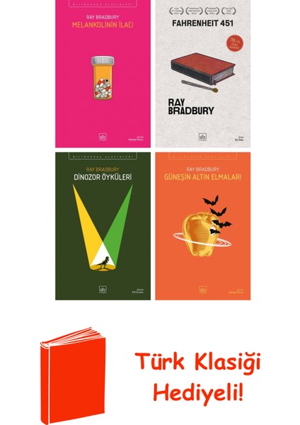 Ray Bradbury 4 Kitap Seti + Türk Klasiği Hediye