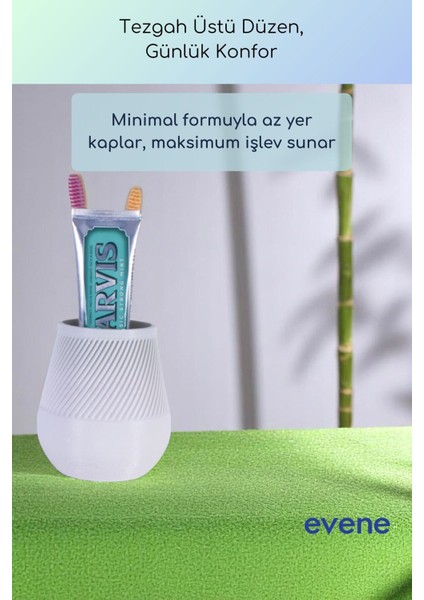 Diş Fırçalığı Diş Fırçalık Diş Fırçası Standı Diş Fırçası Tutucu Beyaz Renk Model 89 fırsatları