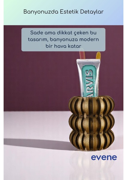 Diş Fırçalığı Diş Fırçalık Diş Fırçası Standı Diş Fırçası Tutucu Altın Eskitme Model 75 indirimleri