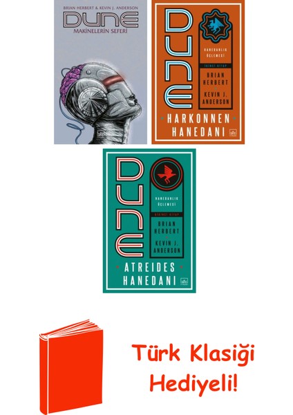 Brian Herbert 3 Kitap Seti + Türk Klasiği Hediye