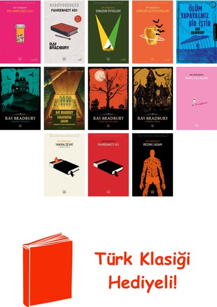 Ray Bradbury 13 Kitap Seti + Türk Klasiği Hediye
