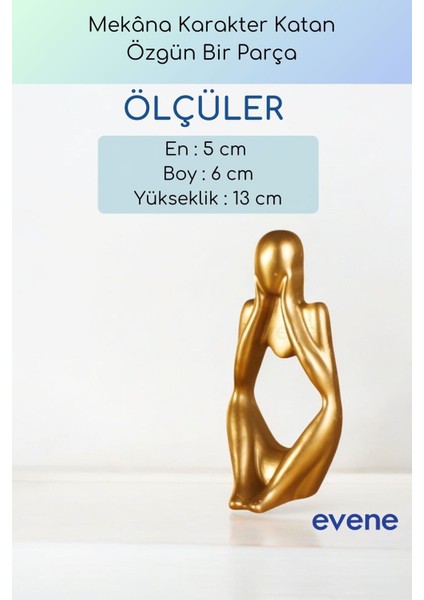Dekoratif Obje Biblo Ev Dekorasyon Heykel Salon Masa Üstü Süs Eşyası Altın Model 52 modelleri
