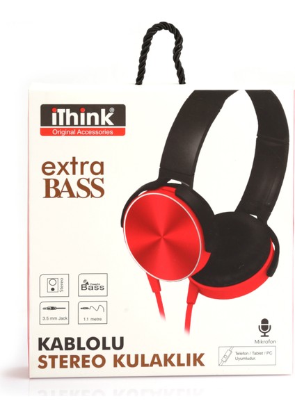 Kablolu Kafa Üstü Kulaklık – Yüksek Ses Kalitesi & Konforlu Tasarım fiyatları