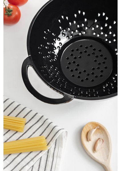 sky akrilik siyah makarna süzgeçi & sebze meyve süzgeçi fırsatları