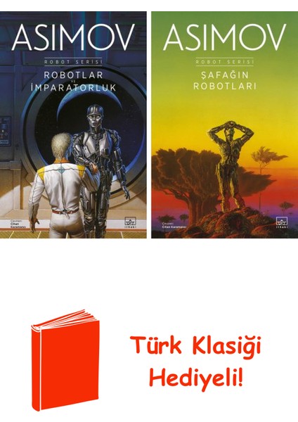 Isaac Asimov 2 Kitap Seti + Türk Klasiği Hediye