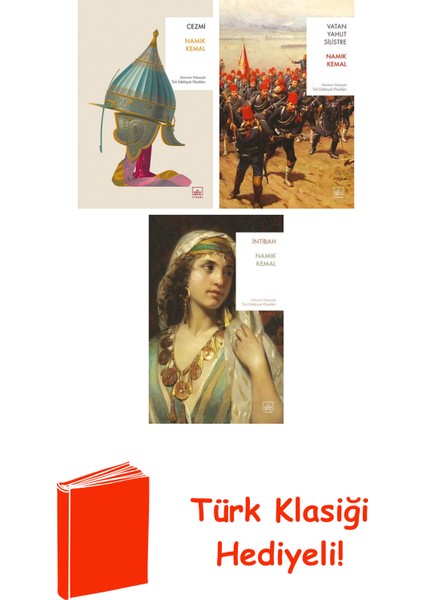 Namık Kemal 3 Kitap Seti + Türk Klasiği Hediye