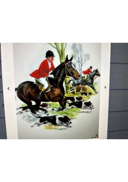 32 cm Çapında Fransız Porselen Tepsi