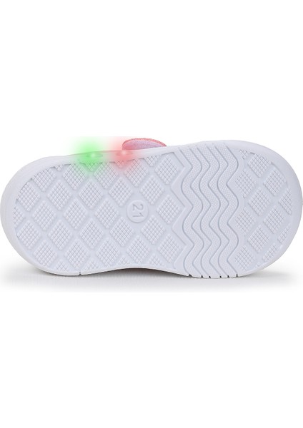 Kugan Cırtlı Işıklı Kız Bebek Yürüyüş Spor Ayakkabı indirimleri