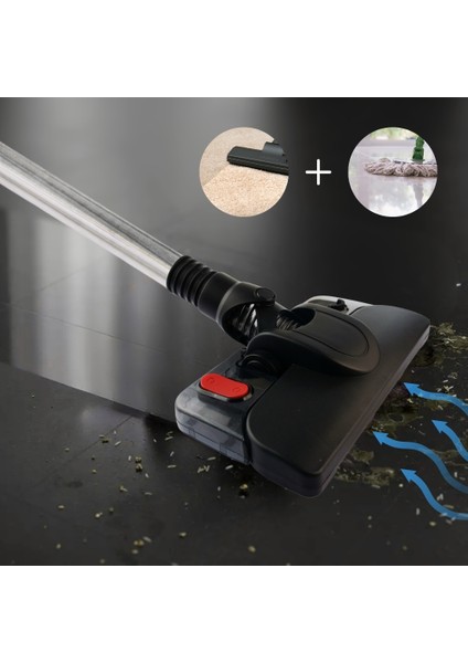 Süpürge Aquamop Başlık, Kuru & Islak Temizlik Aparatı - 35 mm fırsatları