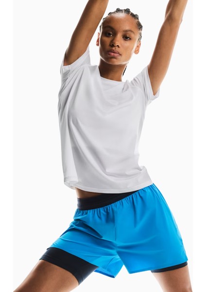 3" Performance 2/1 Shorts Hafif Iç Taytlı Hızlı Kuruyan Kadın Koşu Şortu