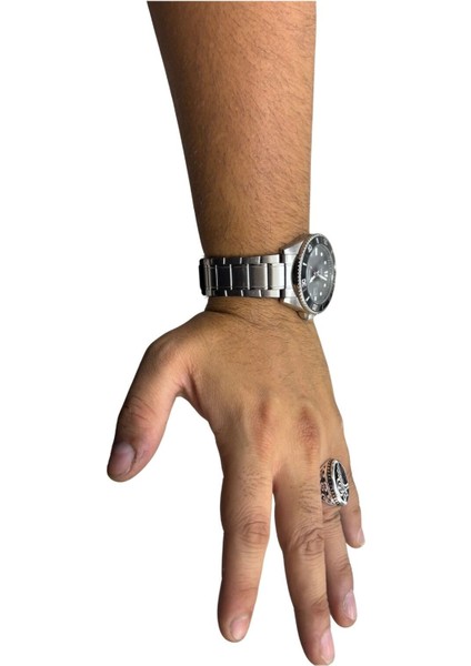 Osmanlı Tuğra Gümüş Erkek Yüzük fırsatları
