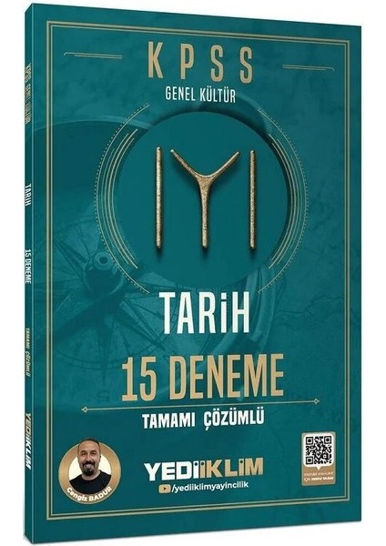 Yediiklim 2026 Kpss Tarih Kayı 15 Deneme Çözümlü