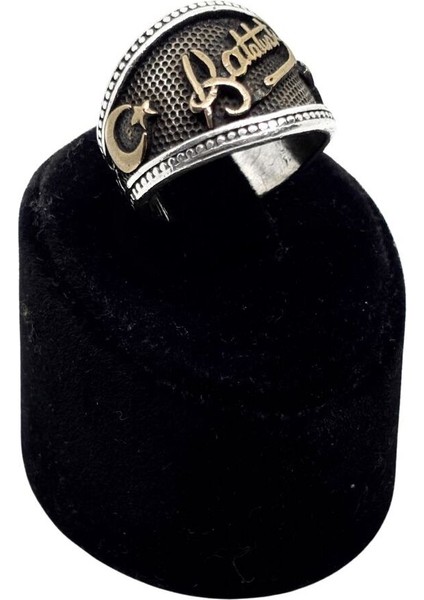 Kemal Atatürk Imzalı Gümüş Erkek Yüzük