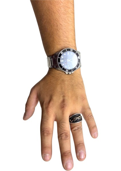 Kemal Atatürk Imzalı Gümüş Erkek Yüzük modelleri